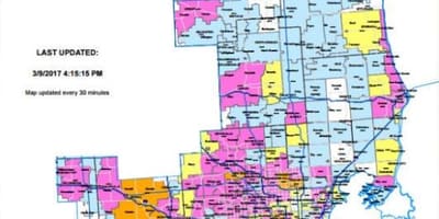 Detroit edison rafmagnslaust kort