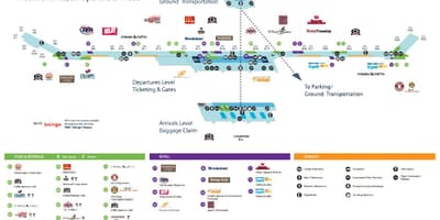 Kort Detroit Flugvöllur
